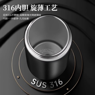 速开杯保温杯水杯316不锈钢茶水分离杯一键开盖杯子户外车载茶杯图3