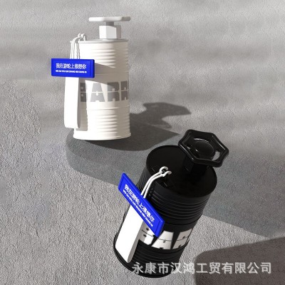304不锈钢温杯户外保温保冷杯创意便捷提绳水壶趣味汽油桶 保温杯图3