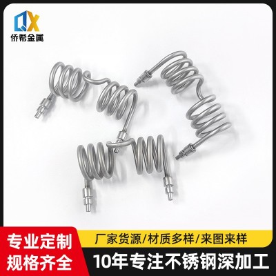 不锈钢盘管 316L不锈钢弯管蚊香管U型盘管310S不锈钢冷凝管加工图2