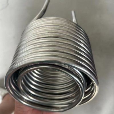 不锈钢盘管弯管加工蛇形U型圆环换热蒸发器螺旋紫铜冷凝蒸汽管图4