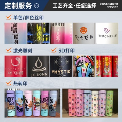 新款可爱简约不锈钢保温杯创意双饮手提吸管杯户外便携车载手提杯图3