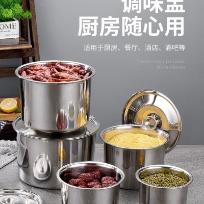 不锈无磁味盅调料盒汤盅容器厨房用品打蛋盆调料缸06厚08厚1.0厚图3