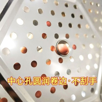 宇兴特大码不锈钢蒸片超大篦子家用蒸馒头蒸盘蒸格蒸架隔层蒸笼片图4
