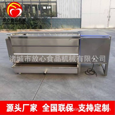 毛辊清洗机 胡萝卜清洗机 不锈钢根茎类蔬菜清洗机土豆清洗机直销图4