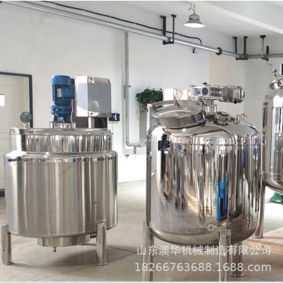 定制不锈钢生物发酵罐自动化加热搅拌罐聚氨酯乳化机实验 室反应釜图4