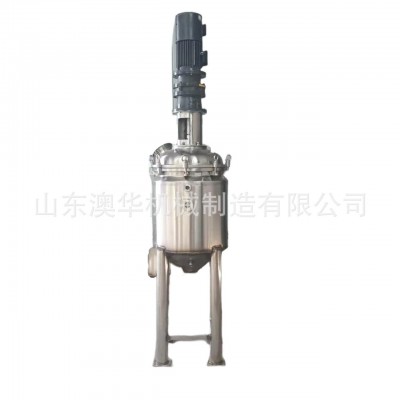 定制不锈钢生物发酵罐自动化加热搅拌罐聚氨酯乳化机实验 室反应釜图5