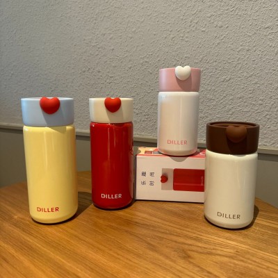 316不锈钢保温杯茶水分离创意爱心萌宝杯高颜值女便携迷你随手杯图4