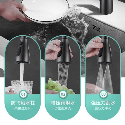 厂家直销304不锈钢两用厨房龙头冷热水龙头洗菜盆万向抽拉式龙头图3