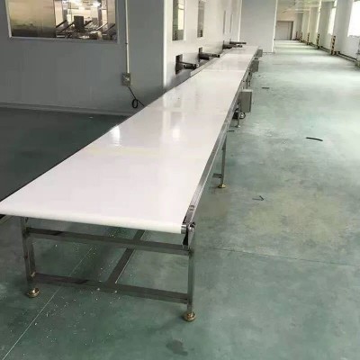 流水线输送机不锈钢PU食品级传送带物料裙边爬坡输送带小型运输机图4