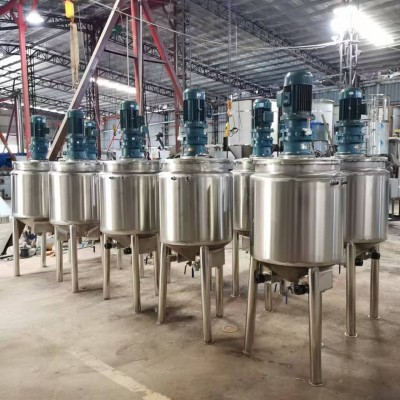 不锈钢液体搅拌罐树脂油漆液体加热混合机洗发水沐浴露液体搅拌机图4