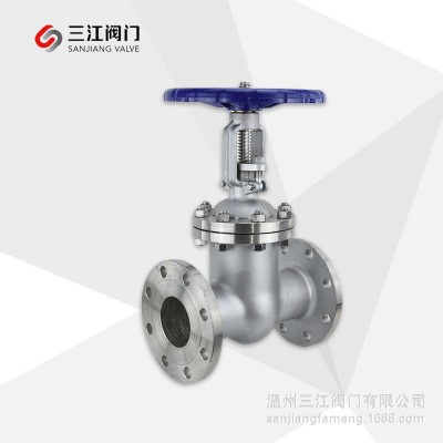 厂家直供Z41W-16P法兰阀门DN15DN50DN80高压水阀304不锈钢闸阀图4