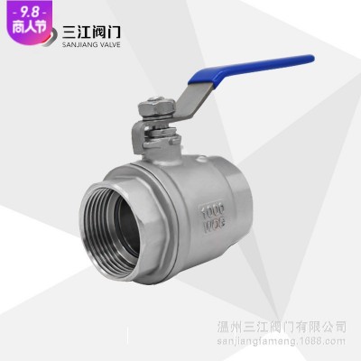 304内螺纹丝扣全通径球阀Q11F-16P自来水开关阀不锈钢两片式球阀图3