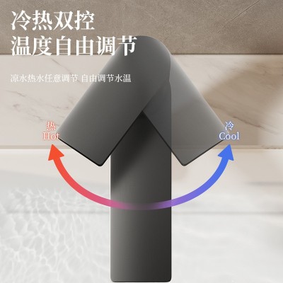 跨境不锈钢水龙头洗脸盆冷热两用龙头浴室卫生间面盆洗手盆水龙头图2