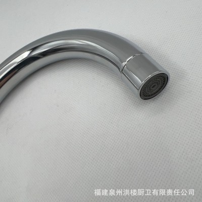 304不锈钢水龙头 不锈钢电镀单冷厨房龙头水槽大弯管菜盆龙头图2