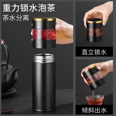 316不锈钢茶水分离智能保温杯温度显示水杯男女便携式水杯车载杯图5