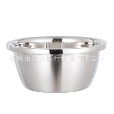 304洗脸盆特厚圆盆加厚不锈钢盆子家用多用盆和面盆洗菜盆酸菜鱼图2