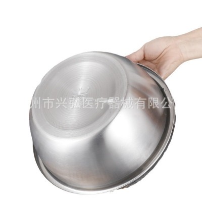 304洗脸盆特厚圆盆加厚不锈钢盆子家用多用盆和面盆洗菜盆酸菜鱼图5
