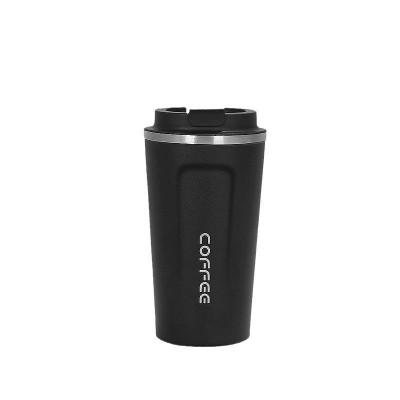 简约二代咖啡杯304不锈钢真空保温杯便携车载商务办公礼品水杯图5