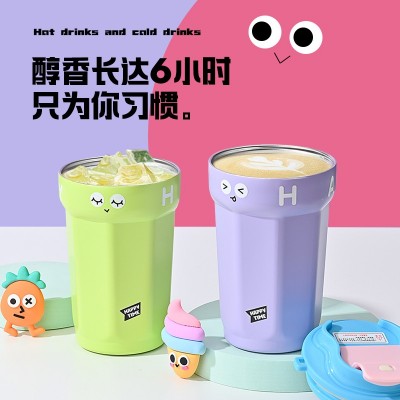 新款316不锈钢保温杯双层真空可乐咖啡杯便携车载高颜值水杯礼品图3