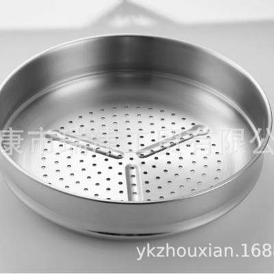 厂家直供不锈钢蒸笼加厚多层蒸笼蒸馒头蒸菜家用煤气灶用锅具批发