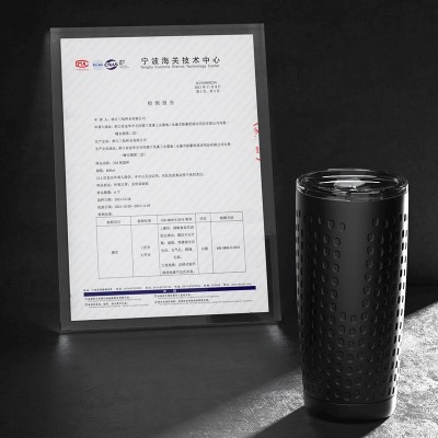 家用304不锈钢便携保温杯双层汽车杯磨砂防滑简约水杯厂家批发图4