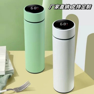 304不锈钢智能保温杯制定logo纪念礼品杯批发商务水杯子刻字印字