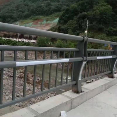 欢迎定制灯光护栏景观灯光栏杆 桥梁防撞防护杆栏不锈钢复合管护图5