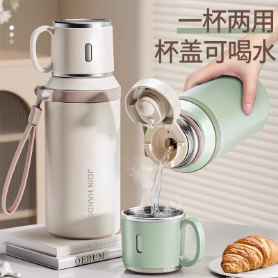 316不锈钢保温杯儿童学生上学专用大容量水杯茶水分离高颜值杯子图3