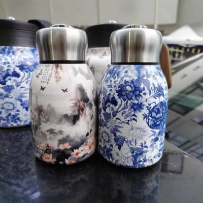 简约时尚保温杯304不锈钢内胆保温壶迷你便携小胖丁水杯厂家直供图4