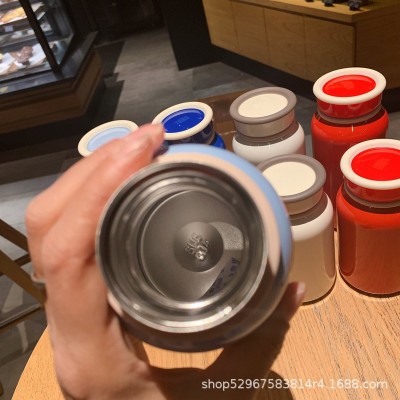 新款日本牛奶不锈钢保温杯304可爱大肚杯学生情侣水杯子儿童礼品图4