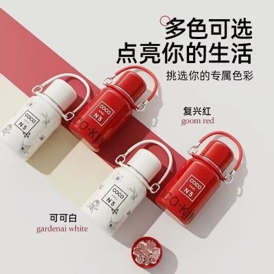 保温壶新款316L不锈钢水杯耐高温大容量户外提手壶高颜值暖水瓶女图2