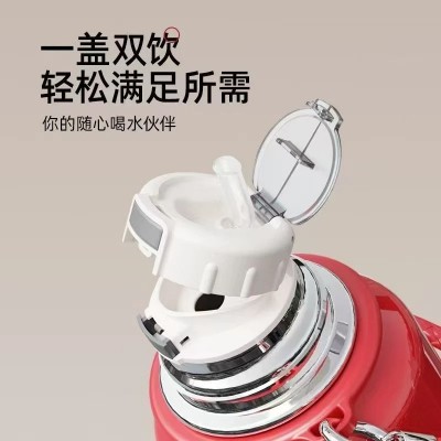 保温壶新款316L不锈钢水杯耐高温大容量户外提手壶高颜值暖水瓶女图5