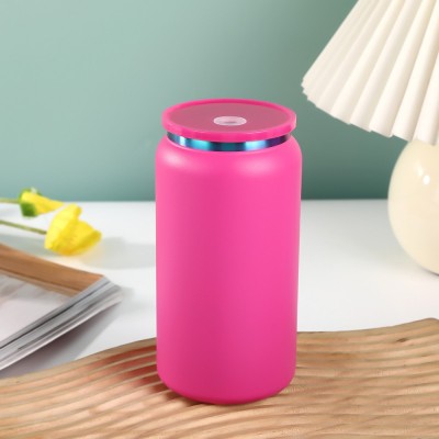 2024热卖跨境304不锈钢真空保温杯喷塑电镀16OZ彩口彩色保温杯图5