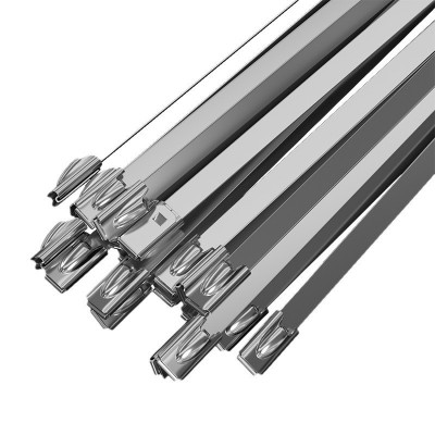 304不锈钢扎带自锁式金属扎带100条活扣桥架4.6*200mm 7.9mm 20mm图5