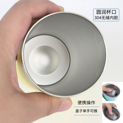 跨境爆款20oz直身杯不锈钢杯双层直筒真空保温保冷吸管杯车载水杯图2