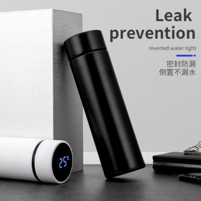 304不锈钢智能温度显示保温杯简约车载商务办公水杯企业礼品杯子图1