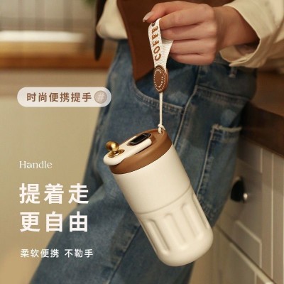 智能咖啡杯316不锈钢保温杯女生高颜值学生精致商务便携随行水杯图4