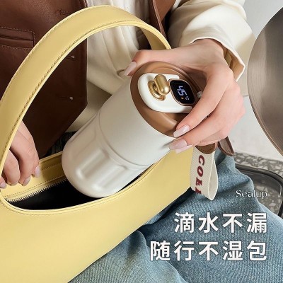 智能咖啡杯316不锈钢保温杯女生高颜值学生精致商务便携随行水杯图5