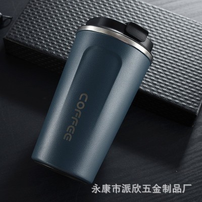 现货批发304不锈钢二代咖啡杯真空办公杯户外休闲车载保温水杯图4