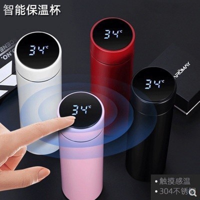 智能温度显示304不锈钢保温杯男女创意商务水杯温控杯礼品定制杯图3