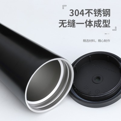 现货不锈钢吸管杯咖啡杯 750.500ml真空无缝内胆马克杯保温冷水杯图3