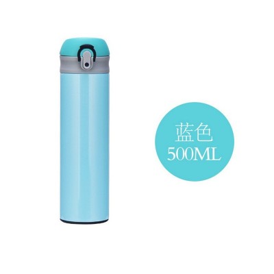 创意不锈钢弹跳保温杯304卡通儿童水杯商务杯礼品logo定制茶杯图5