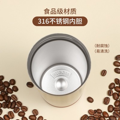 新款咖啡杯316不锈钢保温杯高颜值女便携水杯车载随行吸管杯批发图4