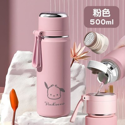 女高颜值保温杯水杯316不锈钢男上学水壶泡茶杯子弹跳盖新款2024图3