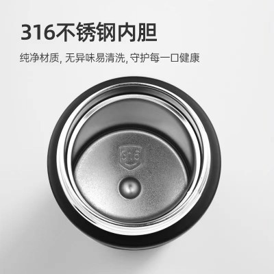 哈尔斯保温杯男316不锈钢便携水杯商务刻字泡茶杯子新款商务礼品图2