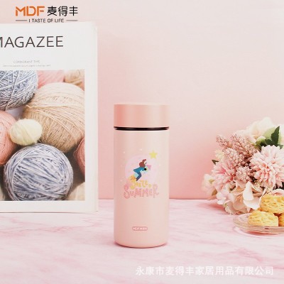 新款厂家批发304不锈钢水杯高颜值迷你小巧休闲便携随行保温杯图3