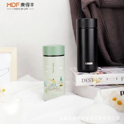 新款厂家批发304不锈钢水杯高颜值迷你小巧休闲便携随行保温杯图2