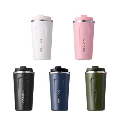 简约二代咖啡杯304不锈钢保温杯便携车载随手杯商务礼品杯印logo图5