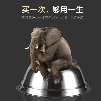 厂家直销304不锈钢汤盆带磁无磁汤碗不锈钢洗菜盆餐碗不锈铁盆子图3
