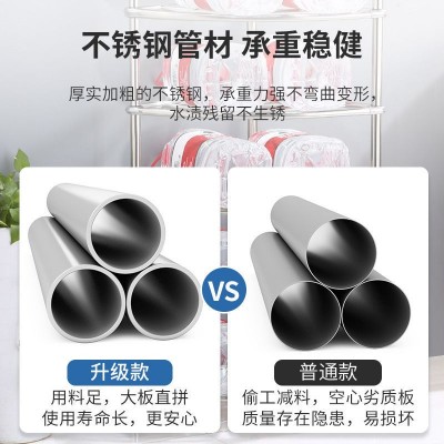 不锈钢脸盆架卫生间置物架落地式家用厕所三角架浴室转角收纳架子图3